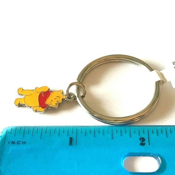 Vintage Disney Winnie the Pooh Bear Keychain Keyring Vintage Disneyana - Picture 7 of 7
